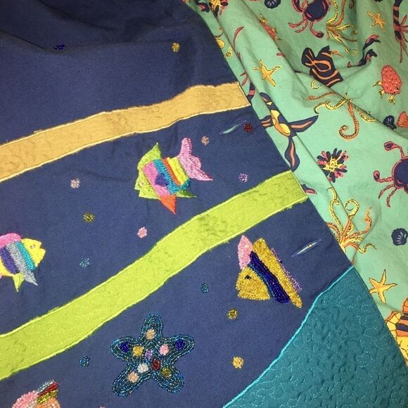 Quaker Factory lined blazer size Large nautical - Picture 7 of 8